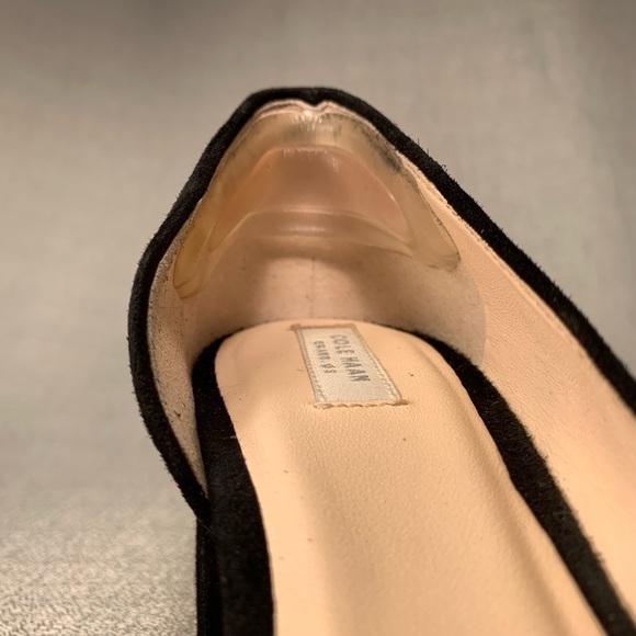 Cole Haan black genuine suede block heels. Never worn. - Picture 10 of 13